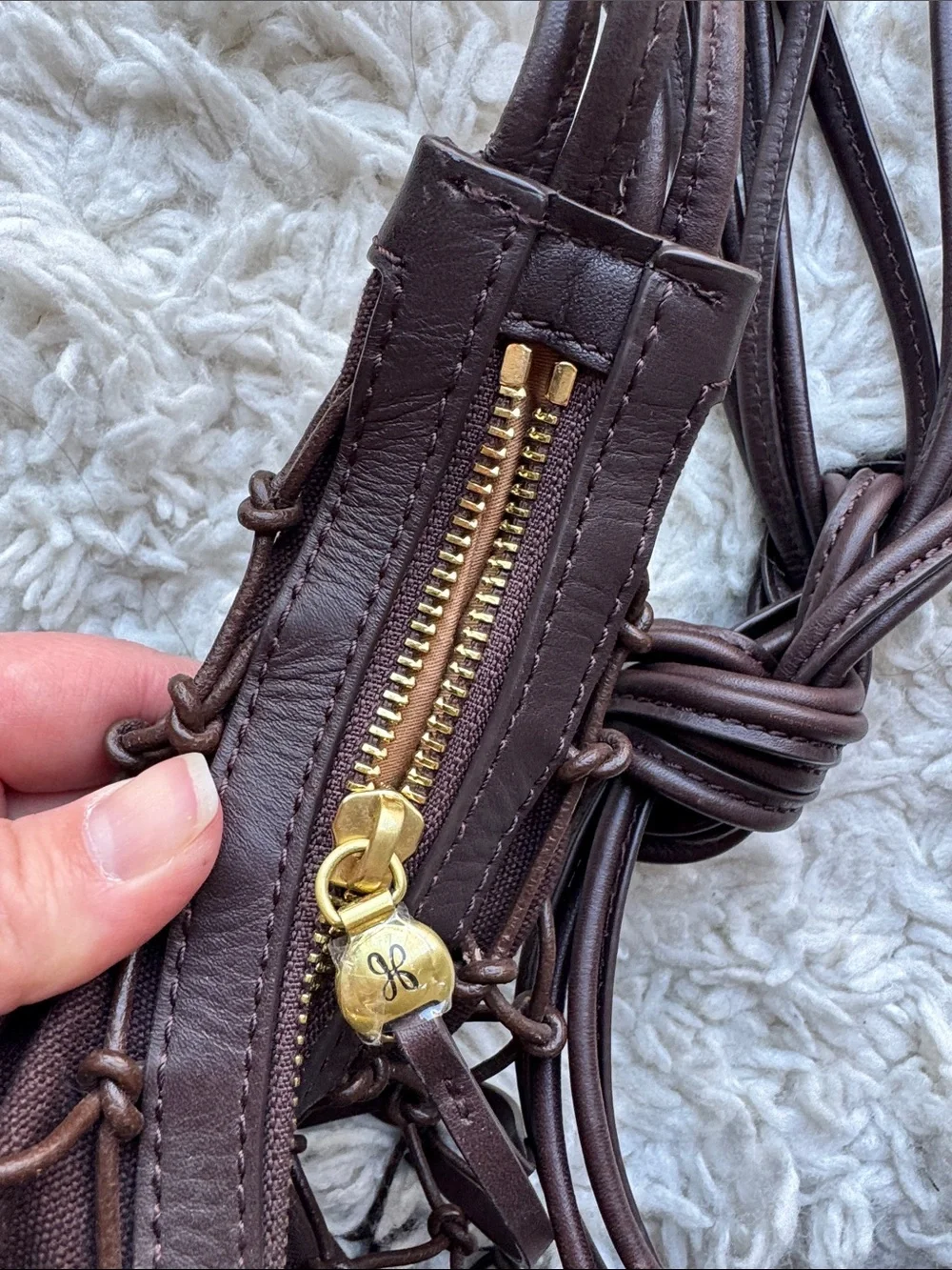 Hobo Kira‎ Leather Woven Bag